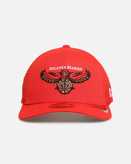 New Era Atlanta Hawks 'HWC' 9SEVENTY Trucker Stretch Snapback Red
