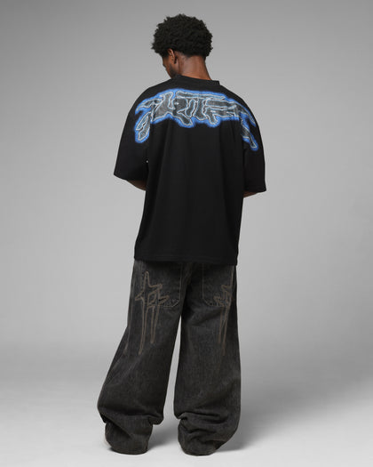 Loiter Airbrush Panther T-Shirt Black