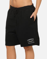 Bleacher Athletic North Queensland Cowboys NRL 1908 Track Shorts Black