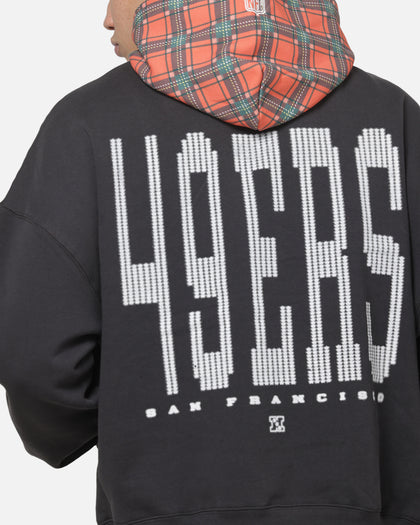 Mitchell & Ness San Francisco 49ers Star Spangled Cropped Hoodie