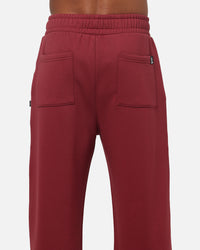 Carre Rivet Trackpants Burgundy
