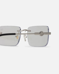 Belvoir & Co Hamptom Anti Blue Light Glasses Silver