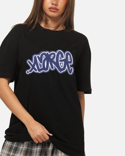 X-Large Throw Up T-Shirt Black