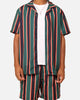 XXIII Steven Stripe Button Up Shirt Multi/Black