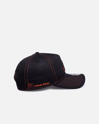 New Era Atlanta Braves 'Spider Web' 9FORTY A-Frame Snapback Black/Orange