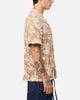 XXIII Resort Knit Button Up Shirt Tan/Cream