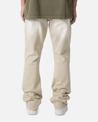 MNML B375 Flare Denim Jeans Light Tan