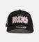 New Era Atlanta Braves 'Drip Glow Script' 9FORTY A-Frame Snapback Black/Pink