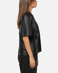 Nike Women's Sportswear Street Oversized Striped Jersey Black/Black