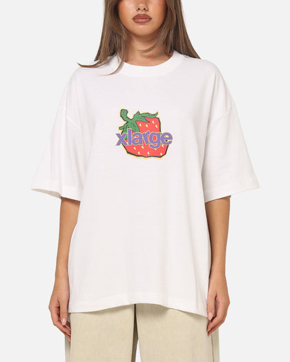 X-Large Strawberry Gorilla T-Shirt White