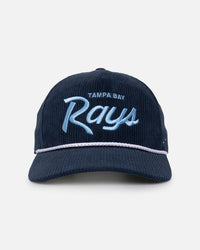 47 Brand Tampa Bay Rays 'MLB Opening Day' Corduroy Crossrope Hitch Snapback Navy