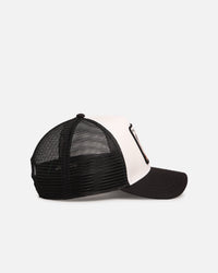 Goorin Bros The King Lion Trucker Snapback Off White/Black