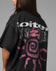 Loiter Silicone Premium Vintage T-Shirt Washed Black