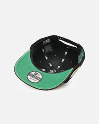 New Era Canberra Raiders 'NRL Golfer Washed Black' Pre-Curved Corduroy Golfer Snapback Washed Black