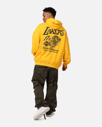 Mitchell & Ness Los Angeles Lakers Rings Hoodie Ochre