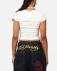 Ed Hardy Women's Tribal Baby T-Shirt White