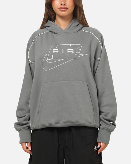 Nike Air Fleece Pullover Hoodie Smoke Grey