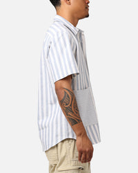 Raised By Wolves Striped Club Shirt Light Blue