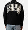 Criminal Damage Quilted Bomber Black