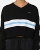 X-Girl Women's Panelled Sweat Top Black