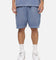 New Era Acid Wash Fleece Shorts Blue