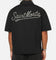 Saint Morta Pearl Script Button Up Shirt Black