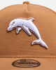 New Era Dolphins 'NRL 2026' 9FORTY A-Frame Snapback Med Beige