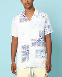 Carré Fragment Button Up Shirt White