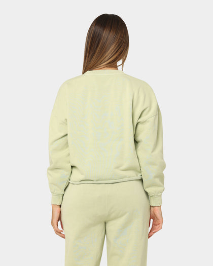Karl Kani Women's Signature Washed Crewneck Dusty Green