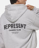 Represent Owners Club Zip Hoodie Ash Grey