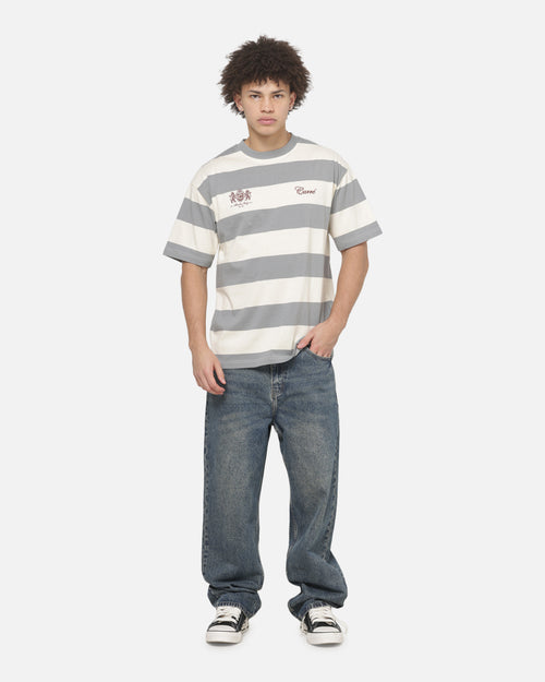 Carre Shoegaze Stripe T-Shirt Dusty Blue