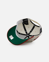 New Era Las Vegas Raiders 'Strawberry' 9FORTY A-Frame Snapback Chrome/Red