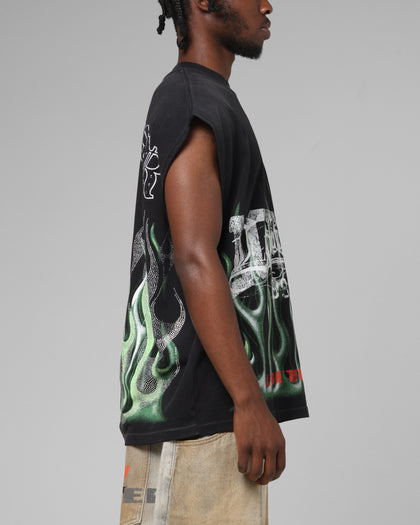 Loiter Inferno Muscle T-Shirt Black