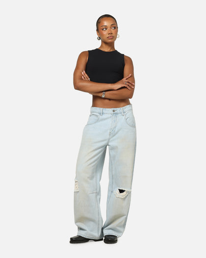 Saint Morta Amplus Distressed Jeans Light Dirty Denim