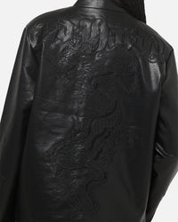 Ed Hardy Fury Biker Jacket Black