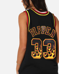 Mitchell & Ness Chicago Bulls Scottie Pippen Legends Jersey Black/Grey