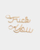 Raising Hell Women's FK Earrings Gold