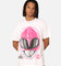 73Studio X Power Rangers Pink Ranger Big Head Heavyweight T-Shirt White