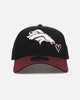 New Era Denver Broncos 'Burgundy Hearts' 9FORTY A-Frame Snapback Black/Maroon