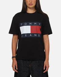 Tommy Jeans Regular Flag T-Shirt Black