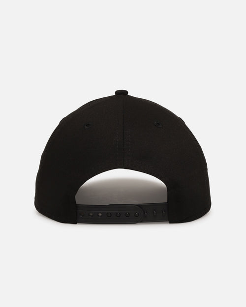 New Era Chicago Bulls 'Oversized Gothic Script Crown' 9FORTY A-Frame Snapback Black/White