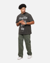 Saint Morta Fallen Rising Boxy T-Shirt Black Wash