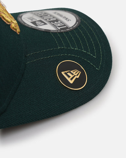 New Era Las Vegas Raiders 'Heritage Golf' Pre-Curved Golfer Snapback Cilantro Green
