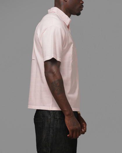 Loiter Unity Polo T-Shirt Pink