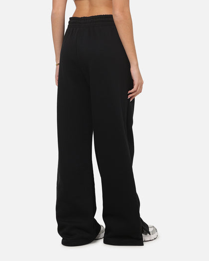 Nike Women's Sportswear Phoenix Fleece High Waisted Wide Leg Sweat Pants Black/Sail
