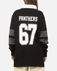 Bleacher Athletic Penrith Panthers NRL Legacy Rugby Polo Shirt Black