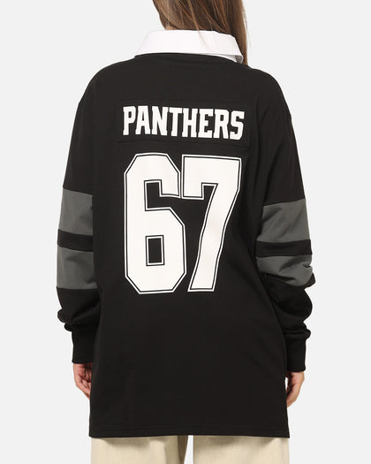 Bleacher Athletic Penrith Panthers NRL Legacy Rugby Polo Shirt Black
