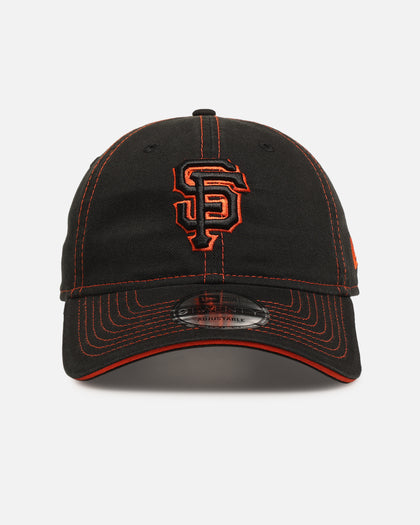New Era San Francisco Giants 'Contrast Stitch' 9TWENTY Strapback Official Team Colour