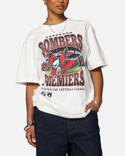 Mitchell & Ness Essendon Bombers Mascot T-Shirt Vintage White