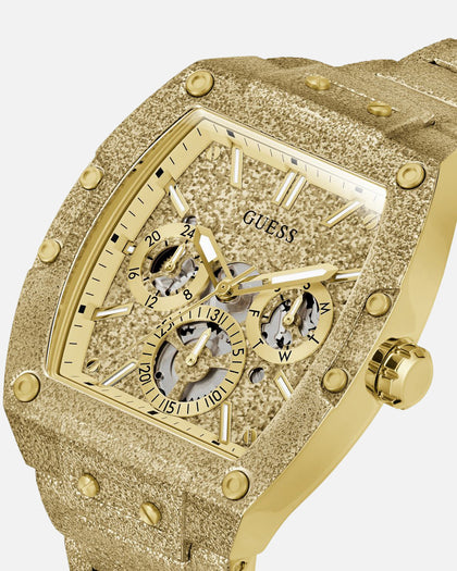 Guess Mainline Phoenix Frost Gold Bracelet Watch Gold